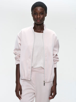 Ripasso saten bomber jacket