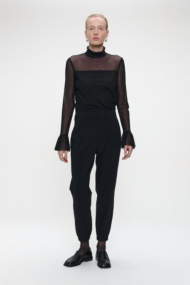 Lori strech technical jersey pants