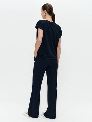 Britta structure technical jersey top