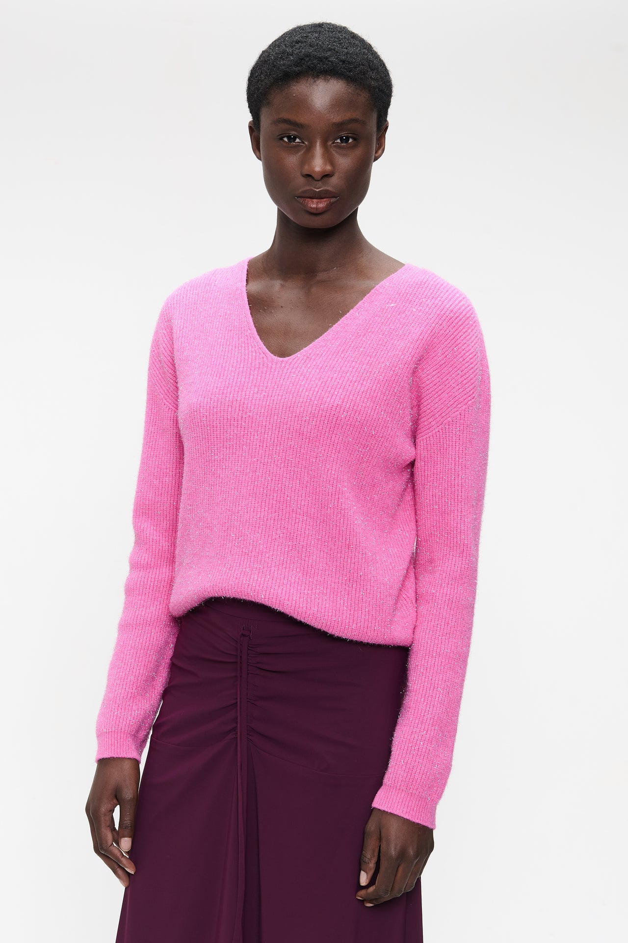 Pullover shiny viscose NB2470