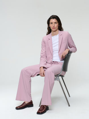 Estele structure technical jersey blazer
