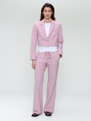 Estele structure technical jersey blazer