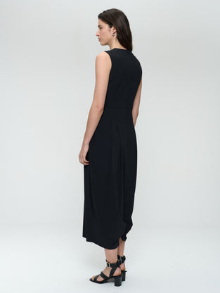 Jackie structure technical jersey dress