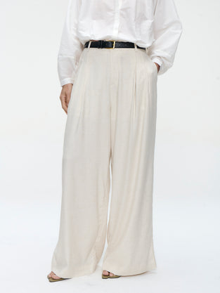 Takara linen mix pants