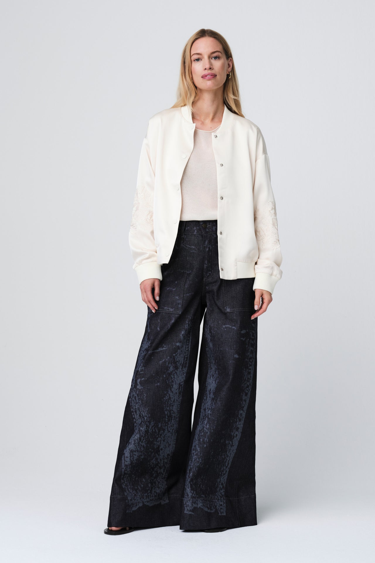 Minori embroidery bomber
