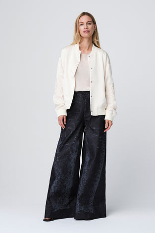 Minori embroidery bomber