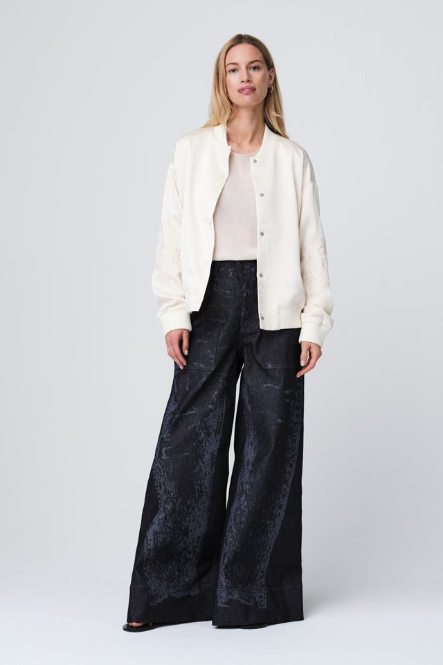 Minori embroidery bomber