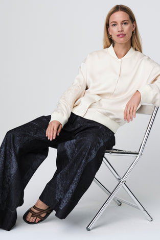 Minori embroidery bomber