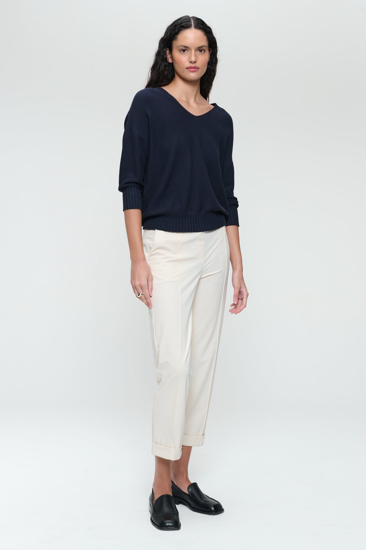 Seamless cotton pullover 317