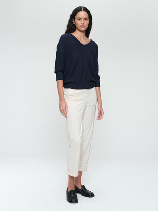Seamless cotton pullover 317