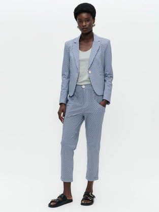 Elvira blazer technical jersey