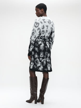 Animal print Cardigan 1138