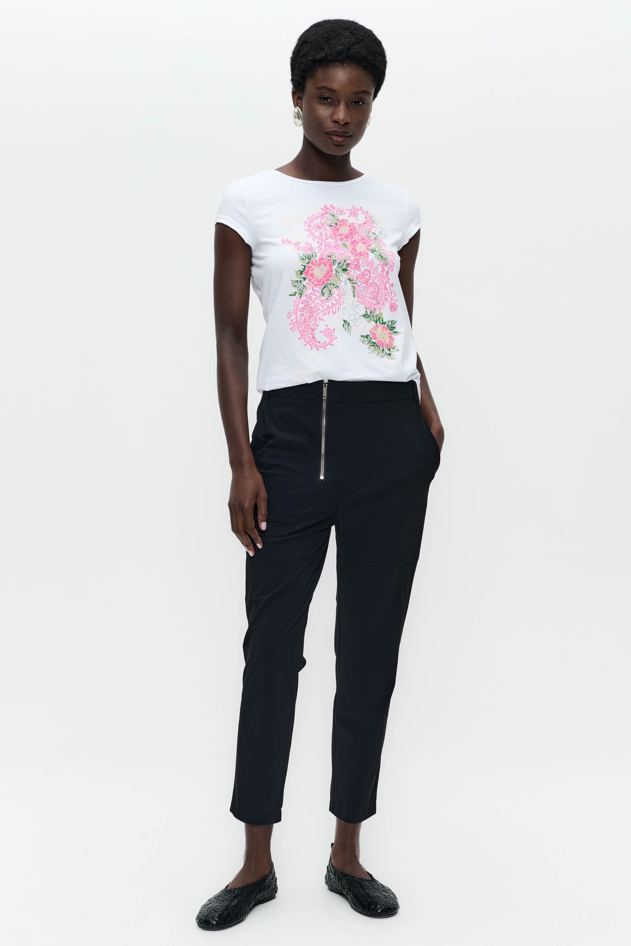 Cotton print t-shirt