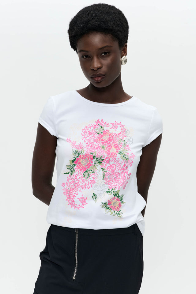Cotton print t-shirt