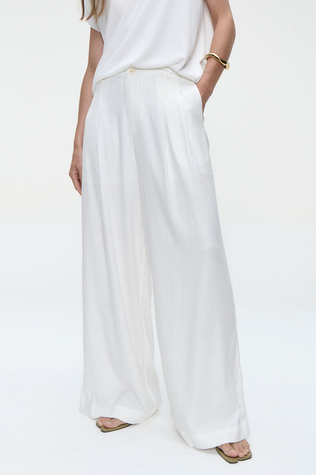 Takara linen mix pants