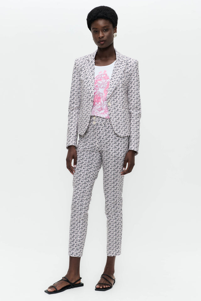 Elvira blazer technical jersey