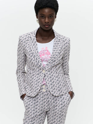 Elvira blazer technical jersey