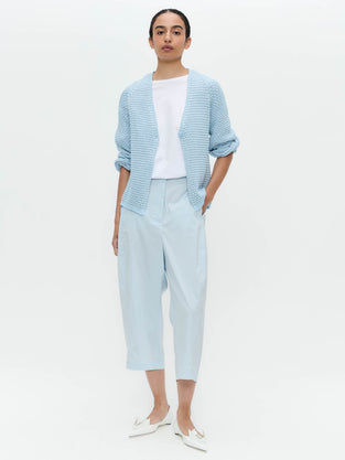 Cotton viscose blend cardigan 9052