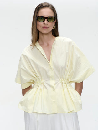 Hiroko cotton mix blouse