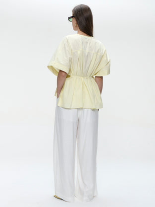 Hiroko cotton mix blouse