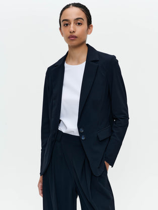 Amsterdam structure tech jersey blazer