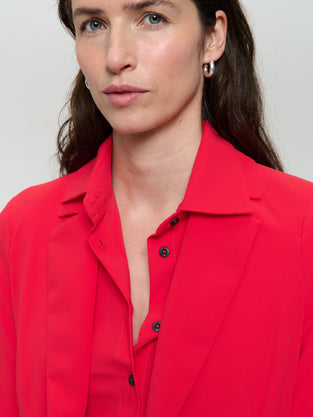 Amsterdam structure tech jersey blazer