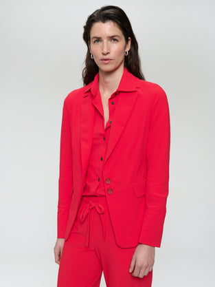 Amsterdam structure tech jersey blazer