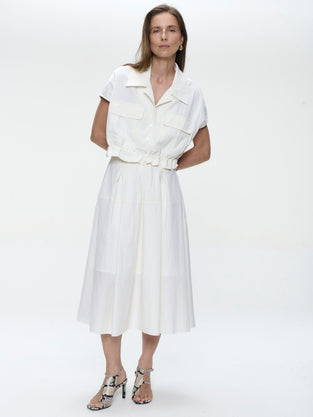 Rini poplin skirt