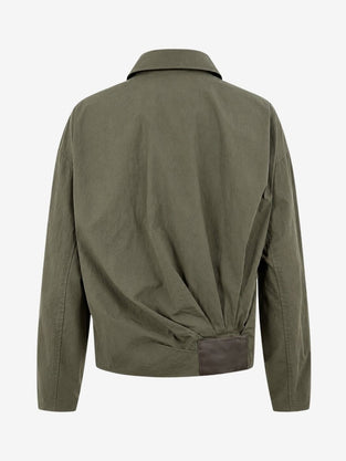 Blaze pleated bomber jacket