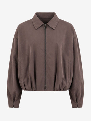 Blaze pleated bomber jacket