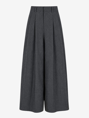Coco pleated viscose pants