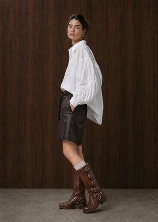 Adelina cotton oversized blouse