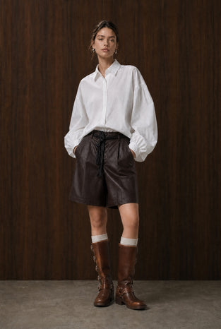 Adelina cotton oversized blouse