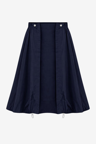 Allegra taffeta mix tech skirt