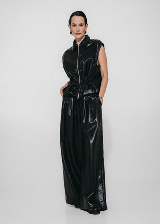 Alora eco leather vest