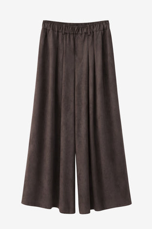 Arabel suede effect pants