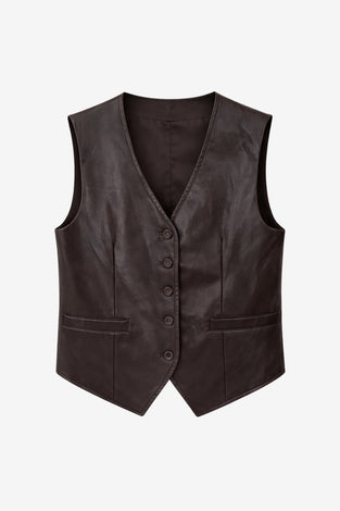 Arian eco leather vest