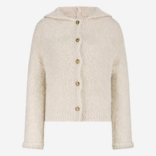 Hoody boucle cardigan 1086