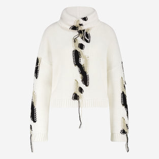 Fancy high neck Pullover H25024