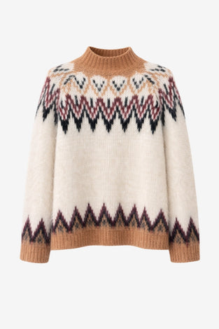 Brushed winter pullover H26001