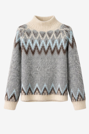 Brushed winter pullover H26001
