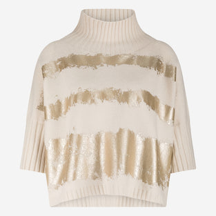 Pullover gold print NB2404