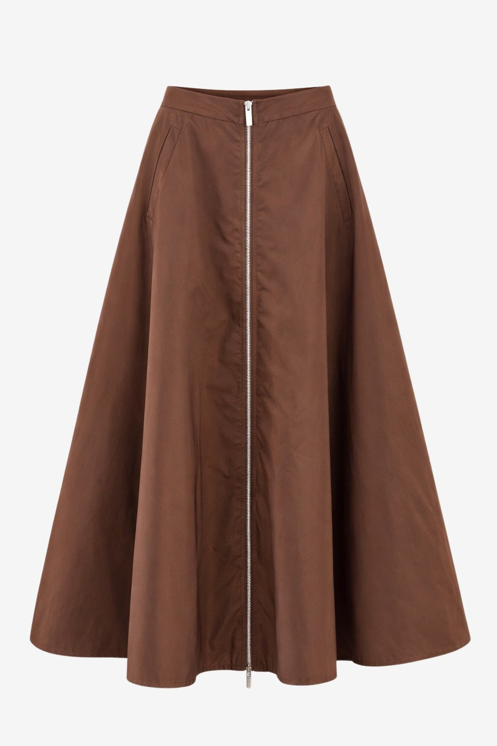 Bardolino taffeta zipper skirt