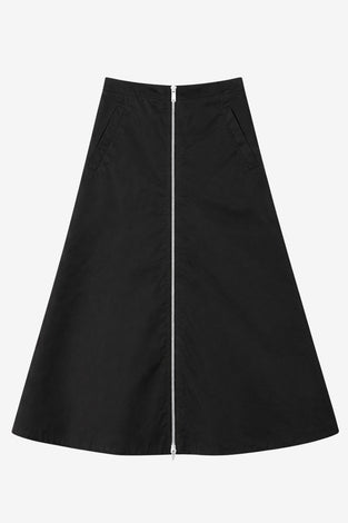 Bardolino taffeta zipper skirt