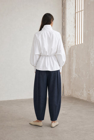 Bree cotton poplin blouse