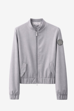 Brenzone Viscose zipper bomber