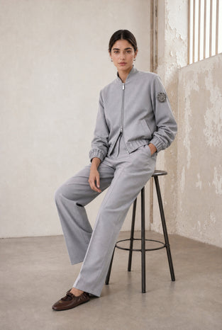 Brenzone Viscose zipper bomber