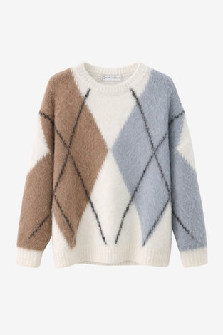 Brushed rombo Pullover H25205