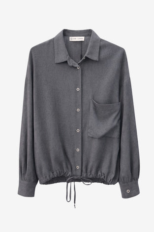 Camilla light flannel blouse