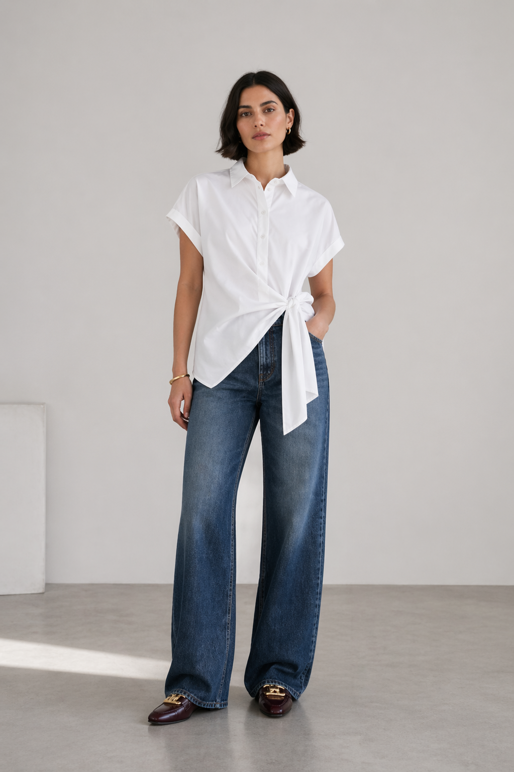 Aston blouse technical jersey
